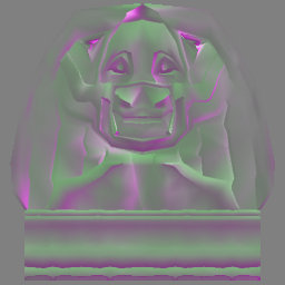 Mayaから出力されたバンプテクスチャ