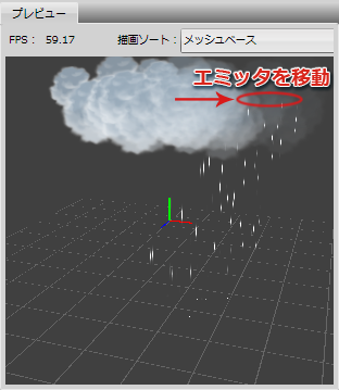 パーティクルエミッタパネル
