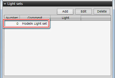 Rendering environment setting panel for Light Set 02
