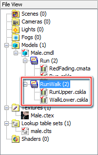 Simultaneous playback of skeletal animations