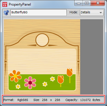 Texture Properties Panel Features