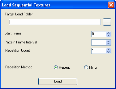Tools > Load Sequential Textures