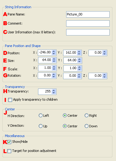Basic Pane Information